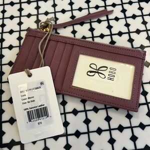 HOBO carte card case mauve. Never been used!